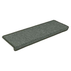 vidaXL Stufenmatten 15 Stk. 65x21x4 cm Dunkelgrün Rechteckiger Rand