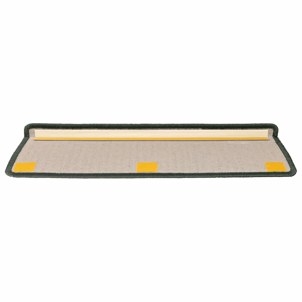 vidaXL Stufenmatten 15 Stk. 65x21x4 cm Dunkelgrün Rechteckiger Rand