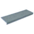 vidaXL Stufenmatten 15 Stk. 65x21x4 cm Seeblau Rechteckiger Rand