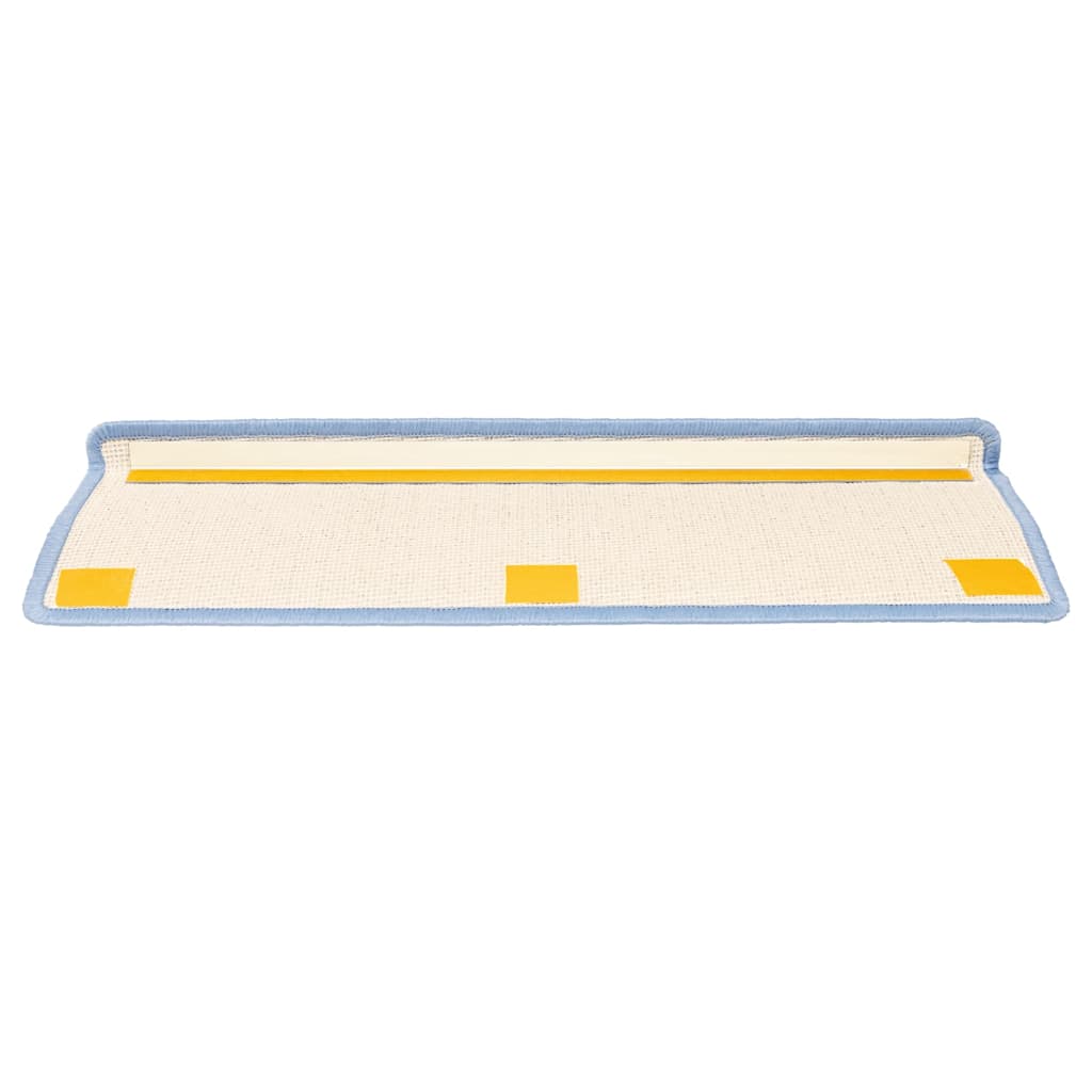 vidaXL Stufenmatten 15 Stk. 65x21x4 cm Seeblau Rechteckiger Rand