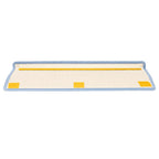vidaXL Stufenmatten 15 Stk. 65x21x4 cm Seeblau Rechteckiger Rand