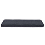 vidaXL Stufenmatten 15 Stk. 65 x 21 x 4 cm Dunkelgrau und Blau Rechteckiger Rand