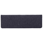 vidaXL Stufenmatten 15 Stk. 65 x 21 x 4 cm Dunkelgrau und Blau Rechteckiger Rand