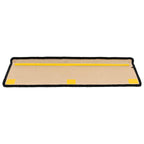 vidaXL Treppenmatten Selbstklebend 15 Stk. 65x21x4 cm Schwarz und Grau