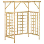 vidaXL Pergola für 2 Mülltonnen Kiefernholz Imprägniert