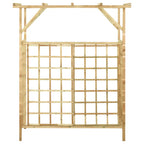 vidaXL Pergola für 2 Mülltonnen Kiefernholz Imprägniert