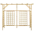 vidaXL Pergola für 3 Mülltonnen Kiefernholz Imprägniert