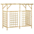 vidaXL Pergola für 3 Mülltonnen Kiefernholz Imprägniert