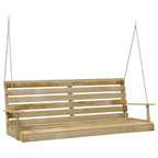 vidaXL Schaukelbank Imprägniertes Kiefernholz 155x65x60 cm