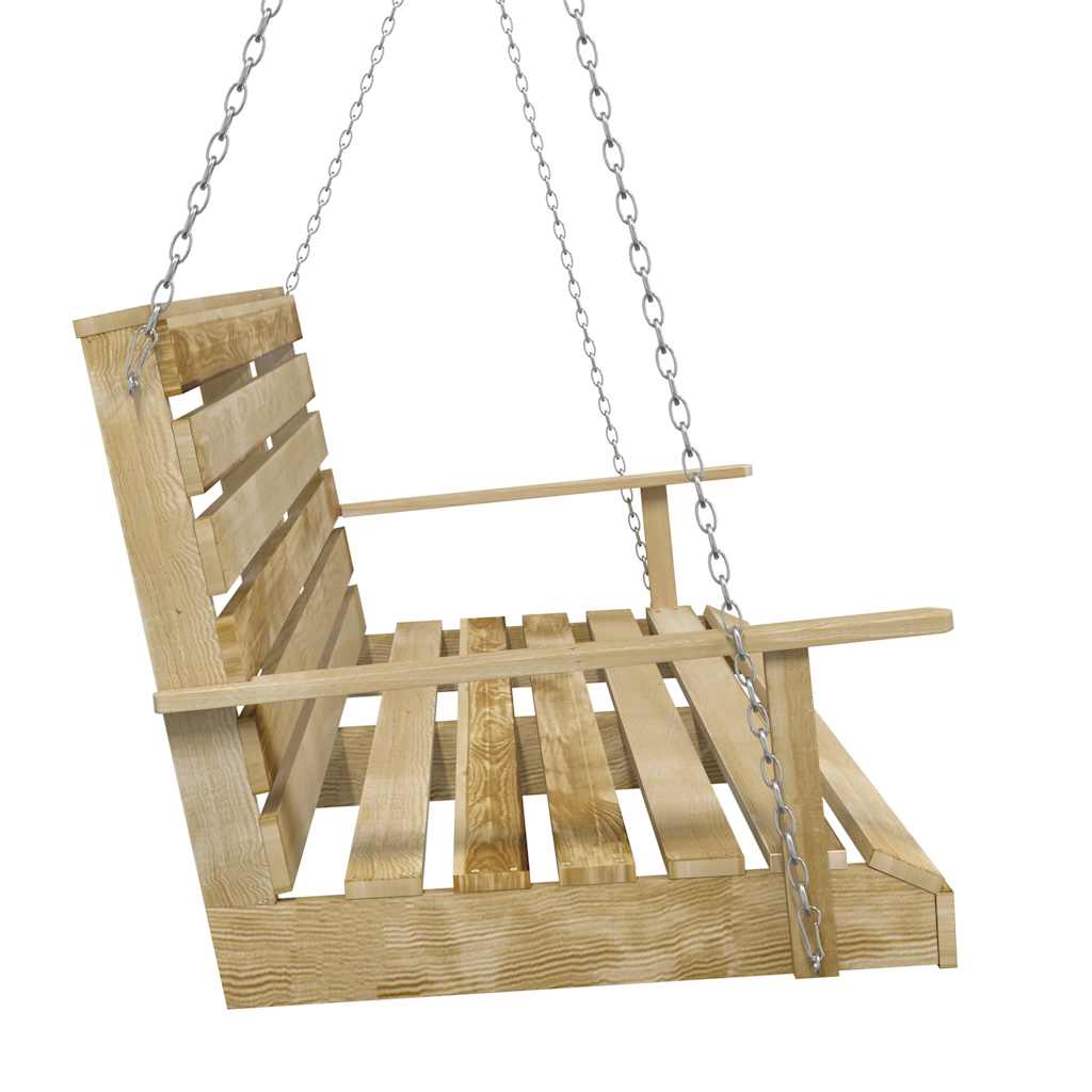 vidaXL Schaukelbank Imprägniertes Kiefernholz 155x65x60 cm