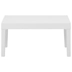 vidaXL 6-tlg. Garten-Lounge-Set mit Auflagen Kunststoff Weiß