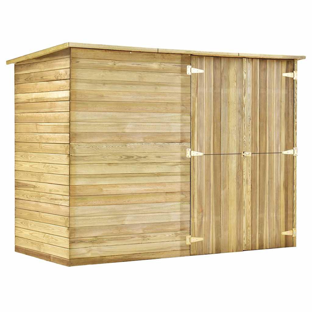 vidaXL Fahrradgarage 232x110x170 cm Kiefernholz Imprägniert
