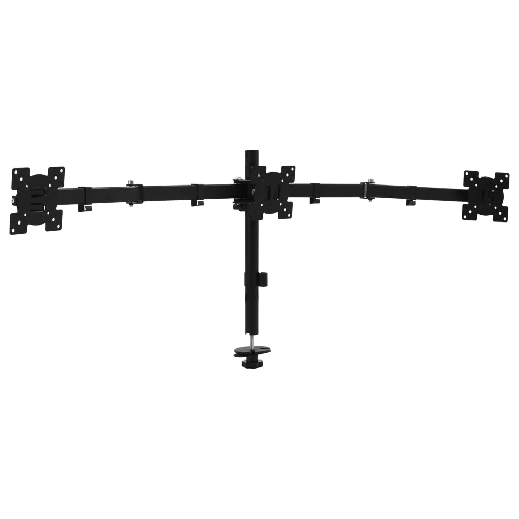 vidaXL Tischhalterung für 3 Monitore 13"-23"
