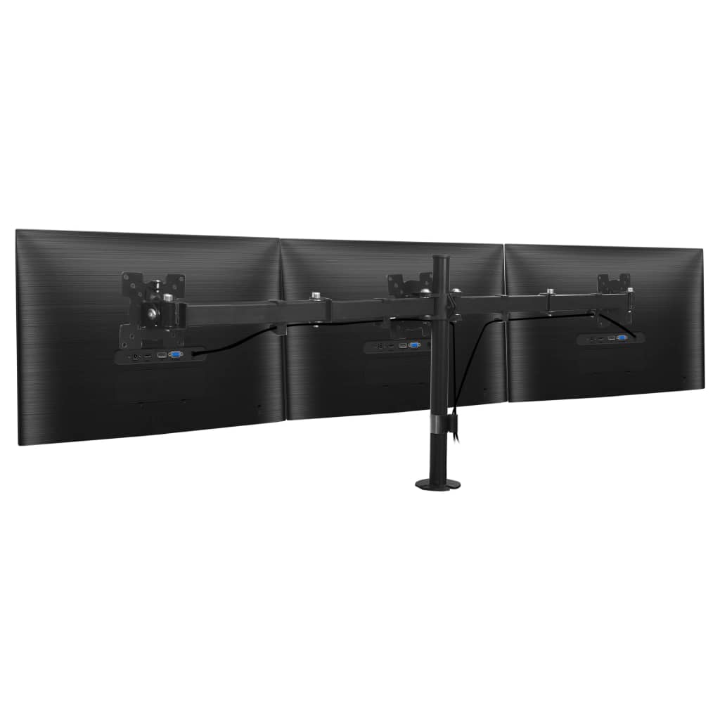 vidaXL Tischhalterung für 3 Monitore 13"-23"