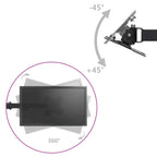 vidaXL Tischhalterung für 3 Monitore 13"-23"