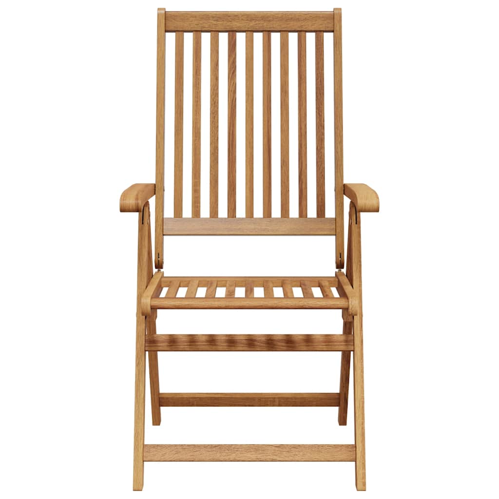 vidaXL Klappbare Gartenstühle 4 Stk. Massivholz Akazie