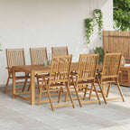 vidaXL Klappbare Gartenstühle 6 Stk. Massivholz Akazie