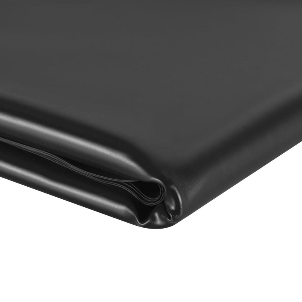vidaXL Teichfolie Schwarz 1x6 m PVC 0,5 mm