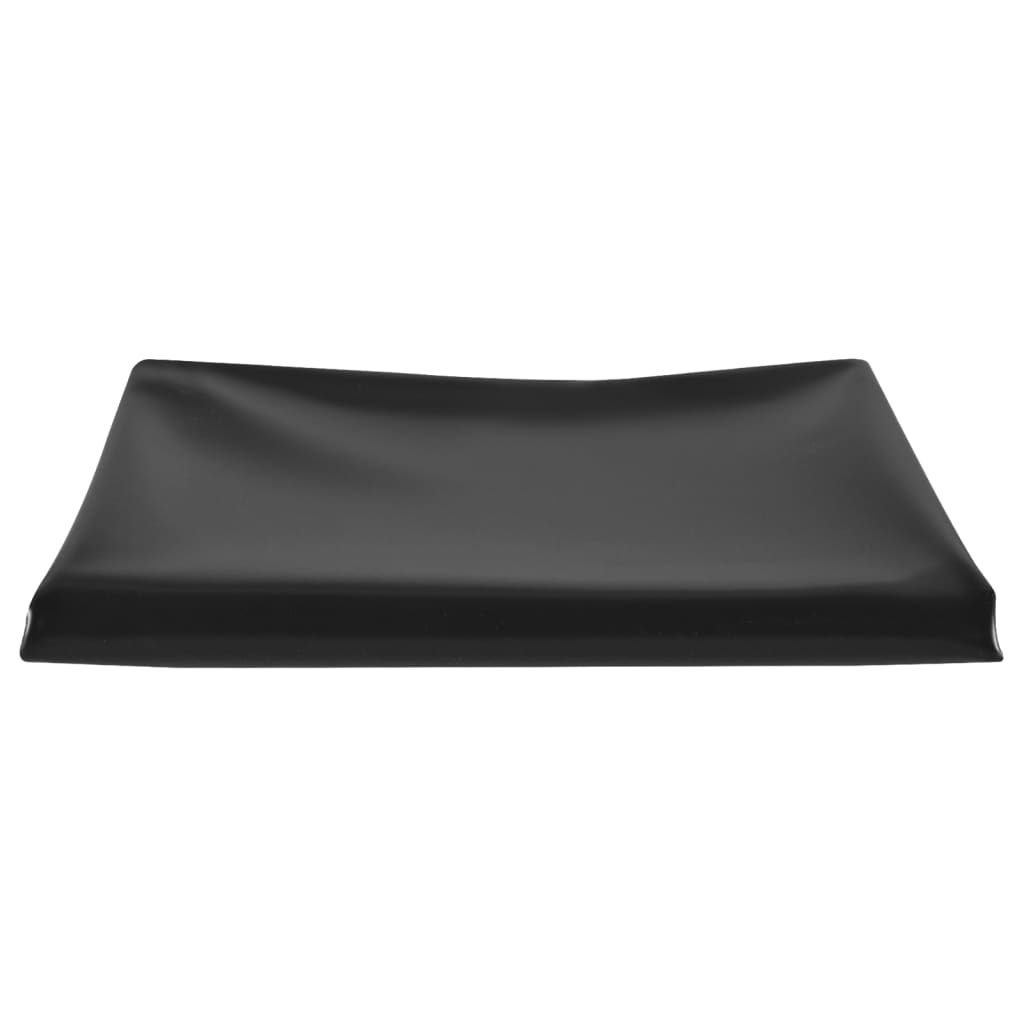 vidaXL Teichfolie Schwarz 1x6 m PVC 0,5 mm