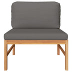 vidaXL 2-tlg. Garten-Lounge-Set mit Kissen Auflagen Teakholz