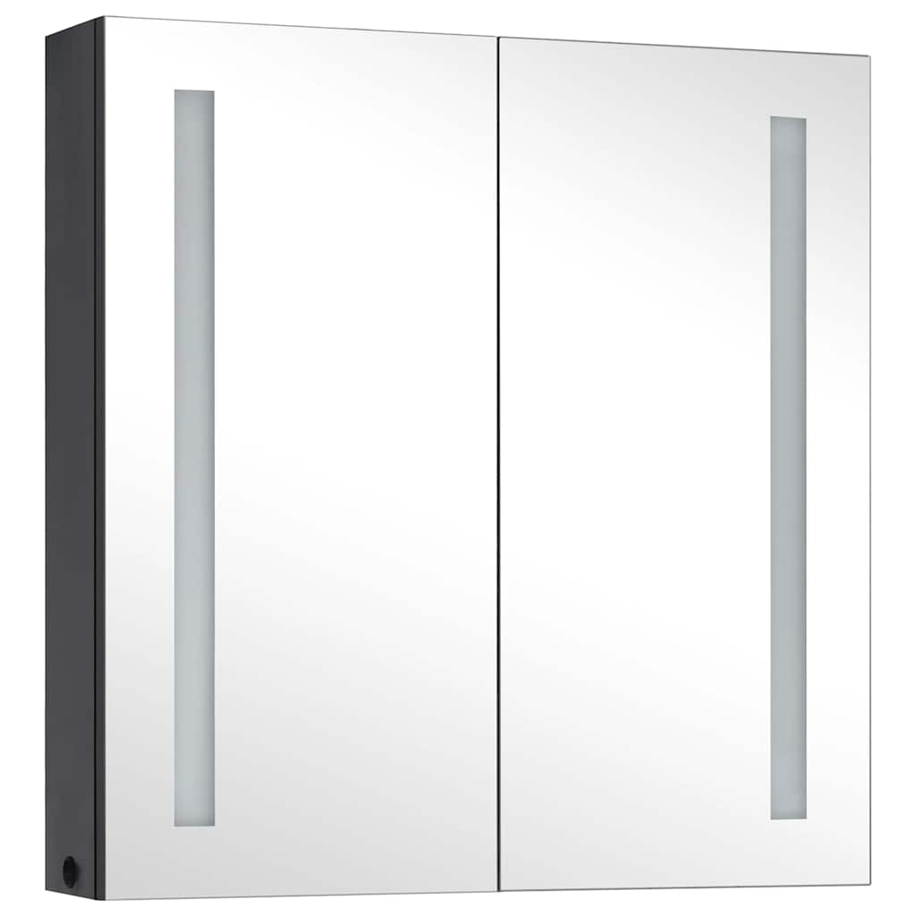 vidaXL LED-Spiegelschrank fürs Bad 62x14x60 cm