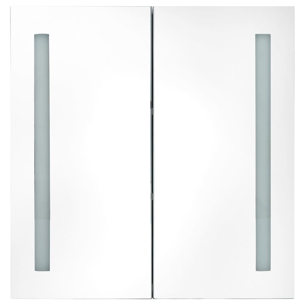 vidaXL LED-Spiegelschrank fürs Bad 62x14x60 cm