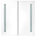 vidaXL LED-Spiegelschrank fürs Bad 62x14x60 cm