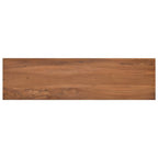 vidaXL TV-Schrank 110x30x45 cm Teak Massivholz