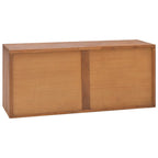vidaXL TV-Schrank 90x30x40 cm Massivholz Teak