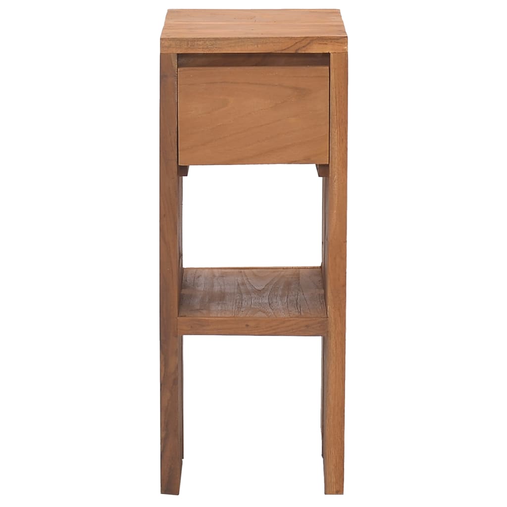 vidaXL Nachttisch 20x35x50 cm Teak Massivholz