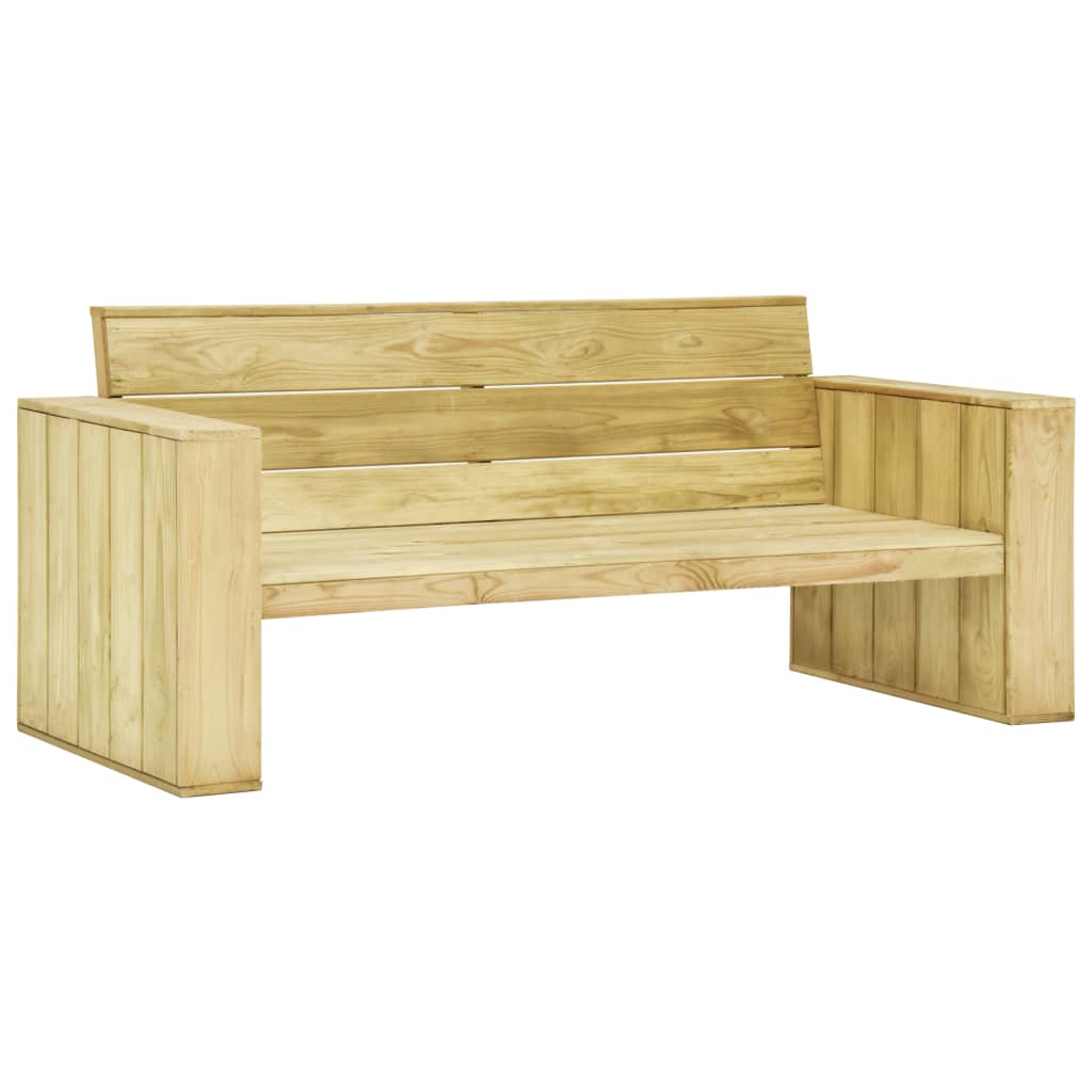 vidaXL 2-tlg. Garten-Lounge-Set mit Kissen Kiefernholz Imprägniert