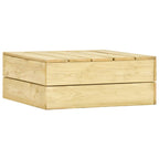 vidaXL 2-tlg. Garten-Lounge-Set mit Kissen Kiefernholz Imprägniert
