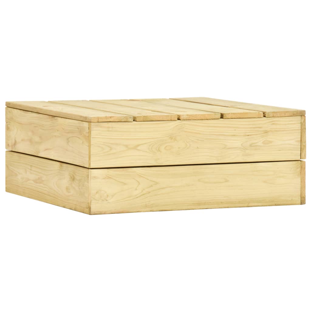 vidaXL 5-tlg. Garten-Lounge-Set mit Kissen Kiefernholz Imprägniert