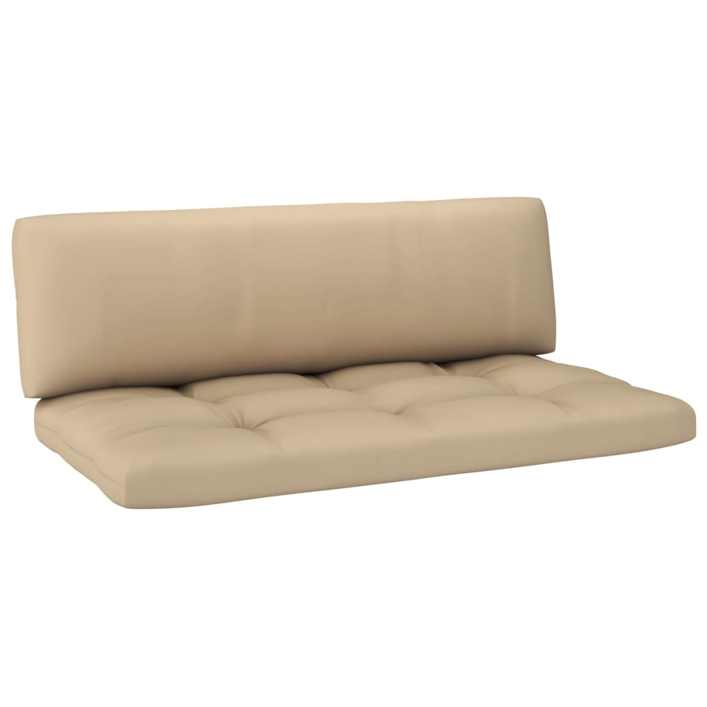 vidaXL Garten-Mittelsofa aus Paletten Schwarz Kiefernholz Imprägniert