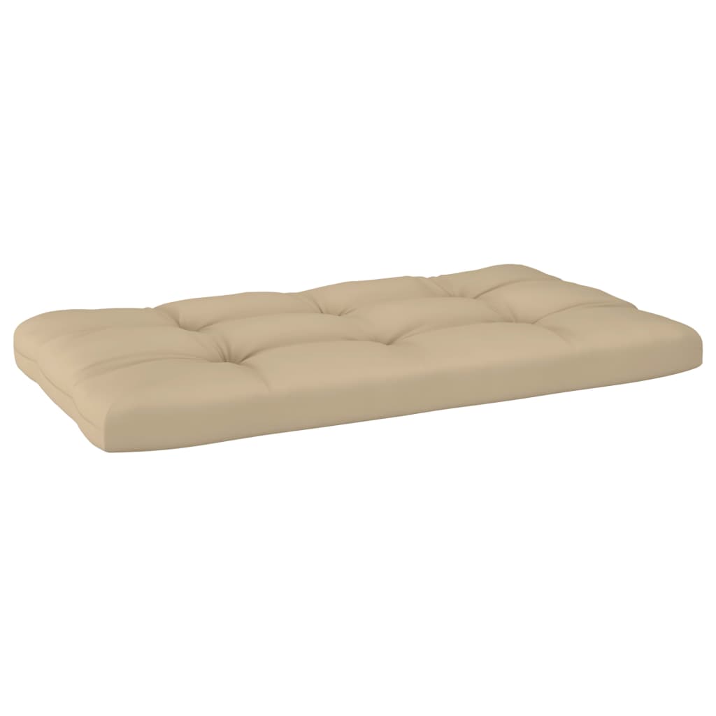 vidaXL Garten-Mittelsofa aus Paletten Schwarz Kiefernholz Imprägniert