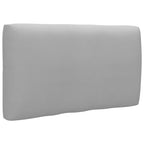 vidaXL 2-Sitzer-Palettensofa mit Kissen Grau Imprägniertes Kiefernholz