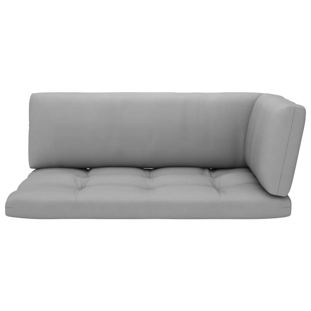 vidaXL 2-Sitzer-Palettensofa Weiß Imprägniertes Kiefernholz
