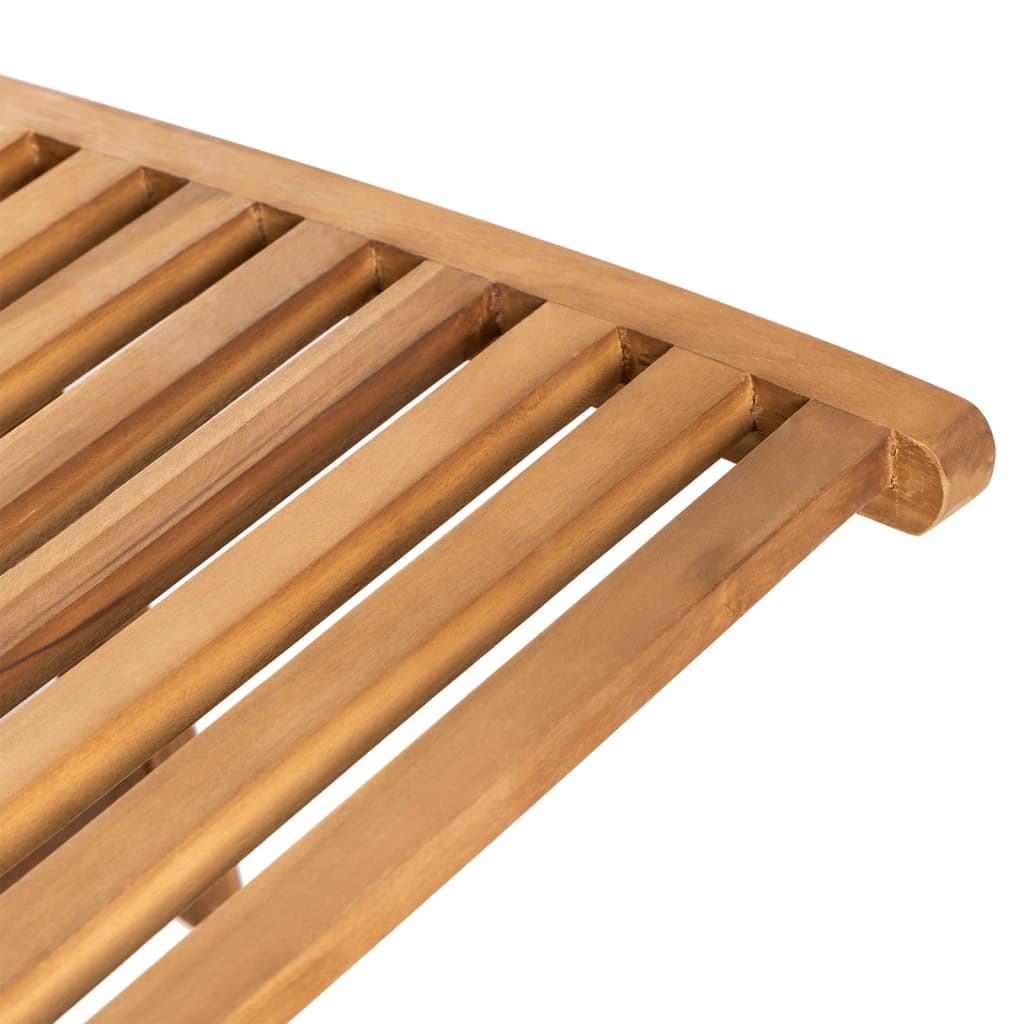 vidaXL Sonnenliege Massivholz Teak