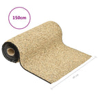 vidaXL Steinfolie Natur-Sand 150x40 cm