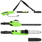 vidaXL 2-in-1 Teleskopstangen-Kettensäge/Heckenschere 25/41 cm 710/550W