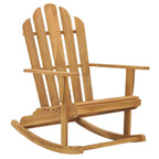 vidaXL Adirondack-Schaukelstuhl Massivholz Teak
