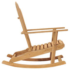 vidaXL Adirondack-Schaukelstuhl Massivholz Teak