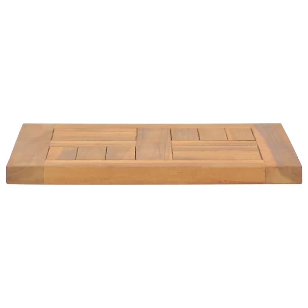 vidaXL Tischplatte Quadratisch 40x40x2,5 cm Massivholz Teak