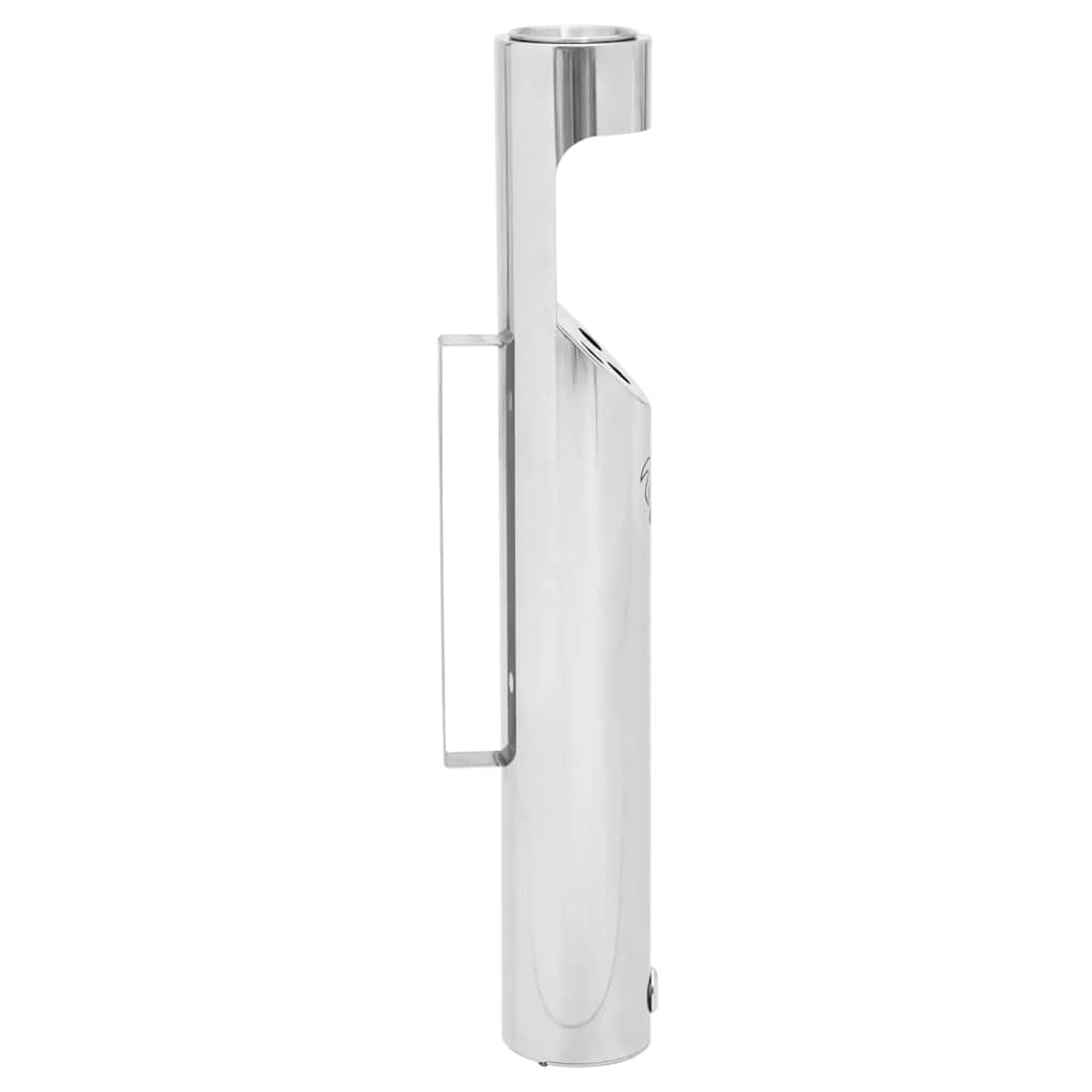 vidaXL Wand-Aschenbecher Edelstahl