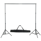 vidaXL Fotostudio-Set mit Lampen, Schirmen, Hintergrund & Reflektor