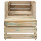 vidaXL 2-tlg. Garten-Lounge-Set aus Paletten Imprägniertes Kiefernholz