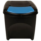 vidaXL Stapelbare Mülleimer 3 Stk. Anthrazit 75 L