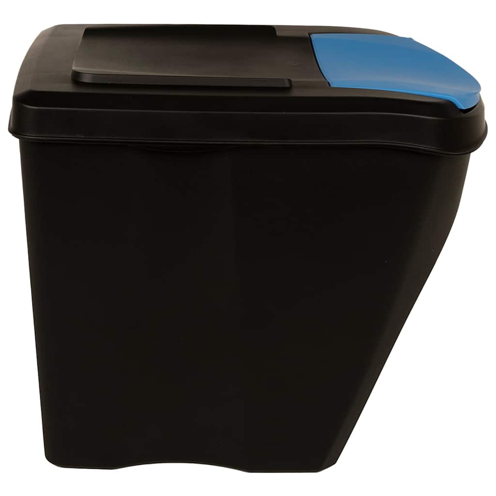 vidaXL Stapelbare Mülleimer 4 Stk. Anthrazit 100 L