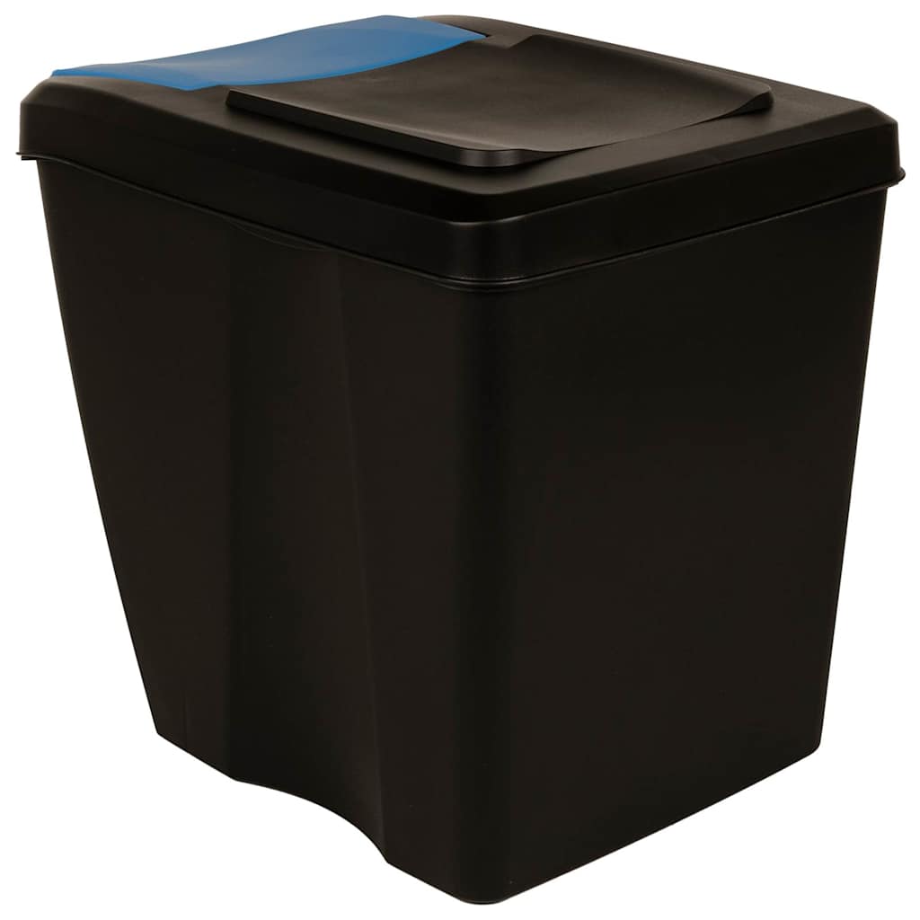 vidaXL Stapelbare Mülleimer 4 Stk. Anthrazit 100 L