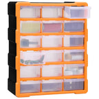 vidaXL Multi-Schubladen-Organizer 18 Schubladen 38x16x47 cm